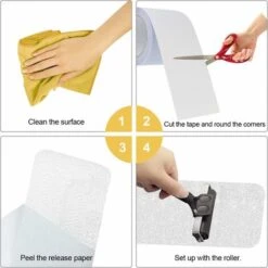 Bandes Adhésives Antidérapantes Pour Escaliers, 10 Cm X 10 M, Sécurité Pour Les Enfants, Les Personnes âgées Et Les Animaux Domestiques, Pour L'intérieur Et L'extérieur -ATMOSPHERA || VIDAXL || Safavieh Soldes 36813222 5