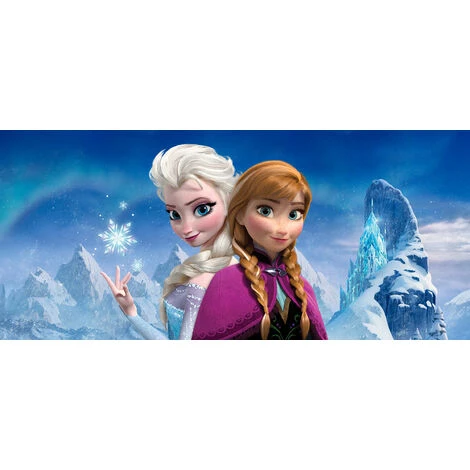 Affiche La Reine Des Neiges Anna & Elsa - 202 X 90 Cm De Disney 3 Affiche La Reine Des Neiges Anna & Elsa - 202 X 90 Cm De Disney