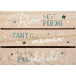 ATMOSPHERA Lot De 2 Cagettes En Bois Enfant 30cm Bleu 11 ATMOSPHERA Lot De 2 Cagettes En Bois Enfant 30cm Bleu -ATMOSPHERA || VIDAXL || Safavieh Soldes 36895388 5