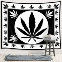 Tenture Murale De Tapisserie De Feuille De Marijuana, Noir Et Blanc Reggae Rasta Tie Dye Leaf Premium Home Art Wall Decor, Tapisseries De Mise à Niveau Pour Chambre à Coucher Salon Collège Dortoir 60X 6 Tenture Murale De Tapisserie De Feuille De Marijuana, Noir Et Blanc Reggae Rasta Tie Dye Leaf Premium Home Art Wall Decor, Tapisseries De Mise à Niveau Pour Chambre à Coucher Salon Collège Dortoir 60X -ATMOSPHERA || VIDAXL || Safavieh Soldes 37004833 2