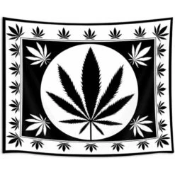 Tenture Murale De Tapisserie De Feuille De Marijuana, Noir Et Blanc Reggae Rasta Tie Dye Leaf Premium Home Art Wall Decor, Tapisseries De Mise à Niveau Pour Chambre à Coucher Salon Collège Dortoir 60X 7 Tenture Murale De Tapisserie De Feuille De Marijuana, Noir Et Blanc Reggae Rasta Tie Dye Leaf Premium Home Art Wall Decor, Tapisseries De Mise à Niveau Pour Chambre à Coucher Salon Collège Dortoir 60X -ATMOSPHERA || VIDAXL || Safavieh Soldes 37004833 3