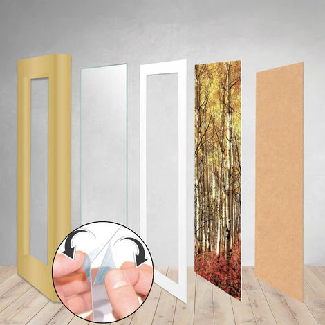 Bomoe Passion Set De 18 Cadres Photos Passion Lot Pour Décoration Murale Pour Chambre Salon Bureau Maison Or 7 Bomoe Passion Set De 18 Cadres Photos Passion Lot Pour Décoration Murale Pour Chambre Salon Bureau Maison Or – Image 5