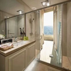 Kueatily 2 Pcs 3D Sticker De Porte Trompe L'Oeil Effect Auto-Adhésif Amovible Autocollant Pour Décor Cuisine Chambre Salle De Bain Mur -ATMOSPHERA || VIDAXL || Safavieh Soldes 37154290 5