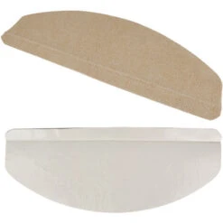 Tapis D'escalier Auto-adhésif 15 Pcs 65 X 21 X 4 Cm Marron -ATMOSPHERA || VIDAXL || Safavieh Soldes 37401389 3