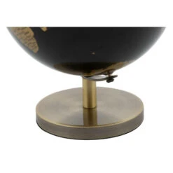 Dmora Globe Décoratif, En Matière Plastique, Avec Base En Métal, Couleur Noire, Dimensions 13 X 17 X 13 Cm, Avec Emballage Renforcé -ATMOSPHERA || VIDAXL || Safavieh Soldes 38603309 3