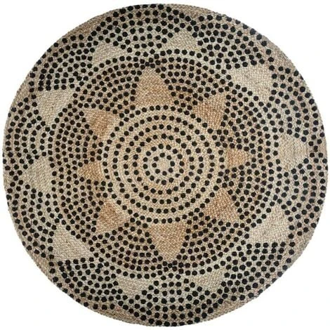 Atmosphera - Tapis Rond En Jute Déco Living D 120 Cm 3 Atmosphera - Tapis Rond En Jute Déco Living D 120 Cm