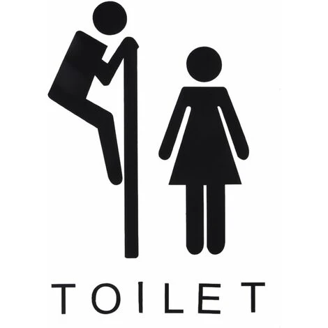 Autocollants Muraux De Toilette Imperméables Amovible Siège De Toilette Porte De Salle De Bains WC Sign Etanche Stickers Muraux (C) 3 Autocollants Muraux De Toilette Imperméables Amovible Siège De Toilette Porte De Salle De Bains WC Sign Etanche Stickers Muraux (C)