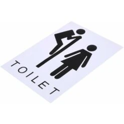Autocollants Muraux De Toilette Imperméables Amovible Siège De Toilette Porte De Salle De Bains WC Sign Etanche Stickers Muraux (C) 11 Autocollants Muraux De Toilette Imperméables Amovible Siège De Toilette Porte De Salle De Bains WC Sign Etanche Stickers Muraux (C) -ATMOSPHERA || VIDAXL || Safavieh Soldes 40435034 5