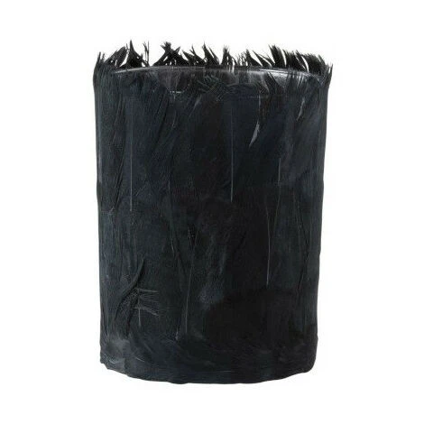 Photophore Verre Et Plumes Noires Ysarg 5 Photophore Verre Et Plumes Noires Ysarg – Image 3