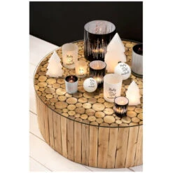 Photophores Verre Blanc Imprimé Noir Bialli H 8 Cm - Lot De 16 -ATMOSPHERA || VIDAXL || Safavieh Soldes 40648755 4