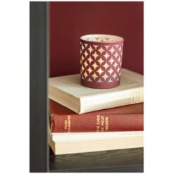 Photophores à Motifs Verre Rouge Et Blanc Winno H 7 -ATMOSPHERA || VIDAXL || Safavieh Soldes 40648772 3