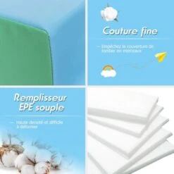 COSTWAY Module En Mousse Pour Tout-Petits Antidérapant Modules De Motricité Jeu Educatif 2 Pièces Idéal Pour Grimper Glisser Ramper Rose 9 COSTWAY Module En Mousse Pour Tout-Petits Antidérapant Modules De Motricité Jeu Educatif 2 Pièces Idéal Pour Grimper Glisser Ramper Rose -ATMOSPHERA || VIDAXL || Safavieh Soldes 41377964 3