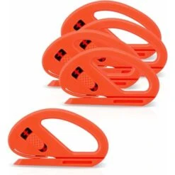 Safety Cutter Vinyl Car Wrap Outil De Coupe En Fibre De Carbone De Coupe Couteau D'application 4 X 2,6 Pouces - 5 PCS