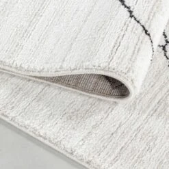 Tapis Berbère Laineux Motifs Ethnique TIZI Crème Et Anthracite (80x150cm) -ATMOSPHERA || VIDAXL || Safavieh Soldes 42195805 3