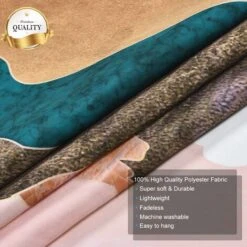 Tapisserie De Montagne Tapisserie D'arbre De Forêt Tapisserie De Coucher De Soleil Tapisserie De Paysage Naturel Tenture Murale Pour Chambre (60 50 Pouces) -ATMOSPHERA || VIDAXL || Safavieh Soldes 43154819 4