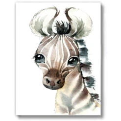 Tableau Et Toile,Affiches Décoration Pour Chambre D'enfant- Posters De Bébé Garçon Ou Fille-Animaux De Safari Dans La Jungle-décoration Murale,A4 ,Guazhuni (4 Pièces) -ATMOSPHERA || VIDAXL || Safavieh Soldes 43480616 4