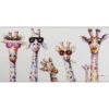 Tableau Toile Decoration, Famille D'animaux Girafe Colorée, 30x60CM,Guazhuni (sans Cadre) -ATMOSPHERA || VIDAXL || Safavieh Soldes 43481089 1