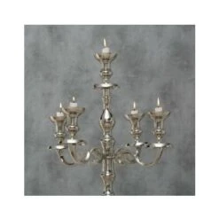 Grand Chandelier Argenté à Poser Victoria 120cm -ATMOSPHERA || VIDAXL || Safavieh Soldes 43486896 3
