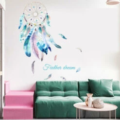 Stickers Muraux Attrape Rêves Autocollant Mural Plume Fleur Décoration Murale Salon Chambre Bébé Fille Pépinière Enfant GrooFoo (81×59cm) 9 Stickers Muraux Attrape Rêves Autocollant Mural Plume Fleur Décoration Murale Salon Chambre Bébé Fille Pépinière Enfant GrooFoo (81×59cm) -ATMOSPHERA || VIDAXL || Safavieh Soldes 44077281 3