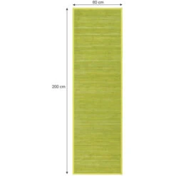 Tapis Bambou Couloir Lattes 60x200cm Vert -ATMOSPHERA || VIDAXL || Safavieh Soldes 45801059 4