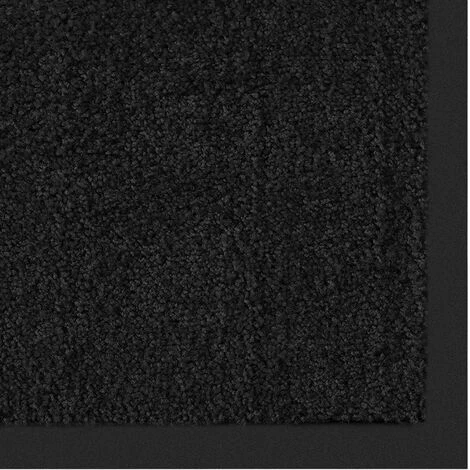 Tapis De Porte Paillasson D'entrée Rhine Noir 60 X 90 Cm 6 Tapis De Porte Paillasson D'entrée Rhine Noir 60 X 90 Cm – Image 4