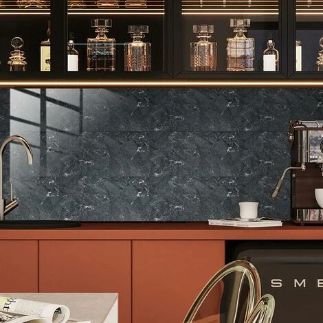 Autocollants Pour Carrelage Mural - En PVC - Étanche - Pour Cuisine, Armoire, Meubles, Table 30 X 15 Cm,Irisfr(16pcs) 4 Autocollants Pour Carrelage Mural - En PVC - Étanche - Pour Cuisine, Armoire, Meubles, Table 30 X 15 Cm,Irisfr(16pcs) – Image 2