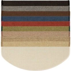 Tapis D'escalier Pure Nature Demi-circulaire Ivoire 19 X 56 Cm -ATMOSPHERA || VIDAXL || Safavieh Soldes 46917972 4