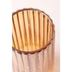 Vase En Verre Inar SKLUM Jaune Doré Transparent 11 Vase En Verre Inar SKLUM Jaune Doré Transparent -ATMOSPHERA || VIDAXL || Safavieh Soldes 47517225 5