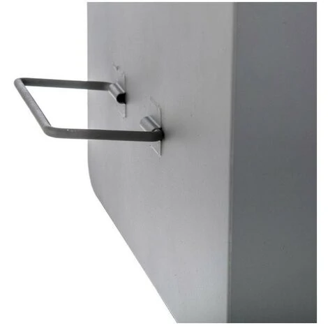 ATMOSPHERA Lot De 2 Cantines Métal Gris Forme Valise 4 ATMOSPHERA Lot De 2 Cantines Métal Gris Forme Valise – Image 2