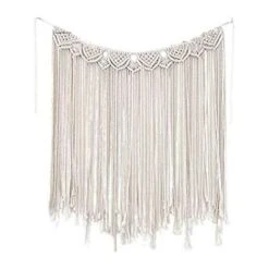 Flber Macramé Mural Bohème Mariage Cintre Coton Fait à La Main Décoration Murale 106,7 X 88,9 Cm -ATMOSPHERA || VIDAXL || Safavieh Soldes 47943955 2
