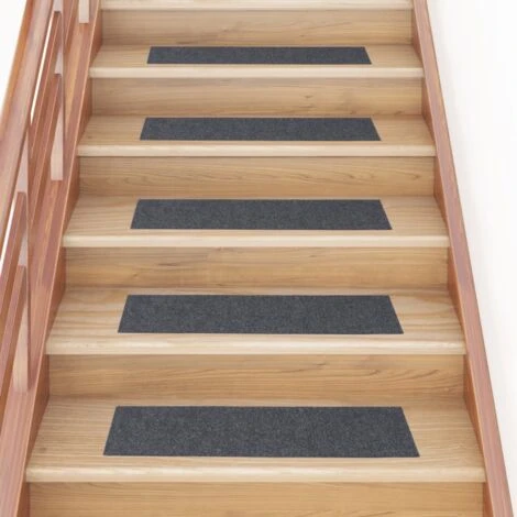Tapis D'escalier Autocollants Rectangulaire 15 Pcs 76x20 Cm VidaXL 4 Tapis D'escalier Autocollants Rectangulaire 15 Pcs 76x20 Cm VidaXL – Image 2