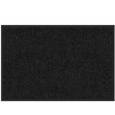 Tapis De Porte Paillasson D'entrée Rhine Noir 120 X 180 Cm 4 Tapis De Porte Paillasson D'entrée Rhine Noir 120 X 180 Cm – Image 2