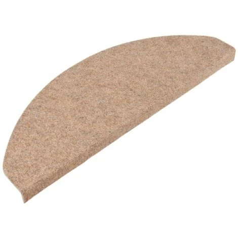 Tapis D'escalier Autocollants 15 Pcs 65x26 Cm Beige VidaXL 3 Tapis D'escalier Autocollants 15 Pcs 65x26 Cm Beige VidaXL