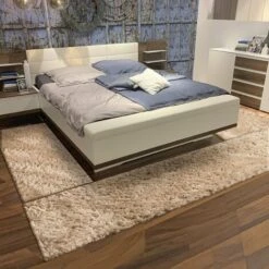 Descente De Lit En Peluche Flokati Élite Beige Clair 1 Tapis 67 X 250 Cm + 2 Tapis 67 X 140 Cm -ATMOSPHERA || VIDAXL || Safavieh Soldes 49283325 4