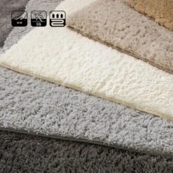 Descente De Lit En Peluche Flokati Élite Beige Clair 1 Tapis 67 X 250 Cm + 2 Tapis 67 X 140 Cm -ATMOSPHERA || VIDAXL || Safavieh Soldes 49283325 5