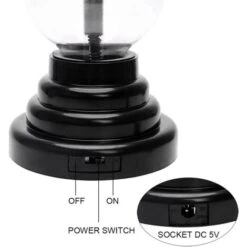 Boule à Capteur Tactile à Boule Plasma, Boule Magique Lumineuse, Accessoires De Décoration De Fête, Chambre D'enfant Et Cadeaux -ATMOSPHERA || VIDAXL || Safavieh Soldes 50150666 4