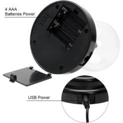 Boule à Capteur Tactile à Boule Plasma, Boule Magique Lumineuse, Accessoires De Décoration De Fête, Chambre D'enfant Et Cadeaux -ATMOSPHERA || VIDAXL || Safavieh Soldes 50150666 5