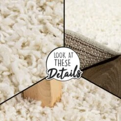 Paco Home Tapis Shaggy Longues Mèches En Crème Ivoire Tapis Shaggy Longues Mèches En Crème Ivoire 40x60 Cm -ATMOSPHERA || VIDAXL || Safavieh Soldes 50622974 4