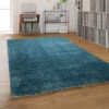 Paco Home Tapis Poils Longs Pour Salon Et Chambre, Shaggy Uni Turquoise 60x100 Cm -ATMOSPHERA || VIDAXL || Safavieh Soldes 50623848 1