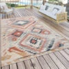 Paco Home Tapis Pour Salon, Tissage Plat Au Design Ethnique, Aspect Usé, Bordure, Coloré 60x100 Cm -ATMOSPHERA || VIDAXL || Safavieh Soldes 50624019 1