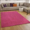 Paco Home Tapis Shaggy Longues Mèches En Rose 80 Cm Rond -ATMOSPHERA || VIDAXL || Safavieh Soldes 50625324 1