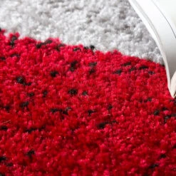 Paco Home Tour De Lit Tapis De Couloir Tapis Géométrique Motif Chiné Rouge Gris 3 Pièces 2x 60x100 / 1x 80x250 Cm -ATMOSPHERA || VIDAXL || Safavieh Soldes 50626425 3