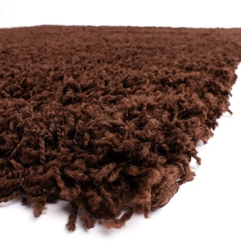 Paco Home Tapis De Contour De Lit De Couloir Shaggy Poils Longs Brun Marron 3 Pcs 2x 60x100 / 1x 70x250 Cm 7 Paco Home Tapis De Contour De Lit De Couloir Shaggy Poils Longs Brun Marron 3 Pcs 2x 60x100 / 1x 70x250 Cm – Image 5