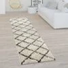Paco Home Tapis Poils Longs, Shaggy Pour Salon, Design Scandinave Et Motif Losanges Beige 60x100 Cm -ATMOSPHERA || VIDAXL || Safavieh Soldes 50628890 1