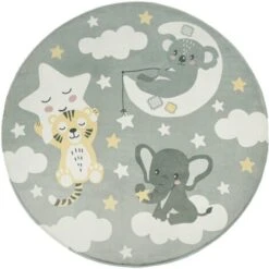 Paco Home Tapis Chambre Enfant Tapis De Jeux Tapis Bébé Étoile Nuage Lune Gris Blanc 80 Cm Rond 11 Paco Home Tapis Chambre Enfant Tapis De Jeux Tapis Bébé Étoile Nuage Lune Gris Blanc 80 Cm Rond -ATMOSPHERA || VIDAXL || Safavieh Soldes 50630432 5