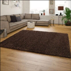 Paco Home Tapis Shaggy Longues Mèches En Brun 60x100 Cm -ATMOSPHERA || VIDAXL || Safavieh Soldes 50671567 2