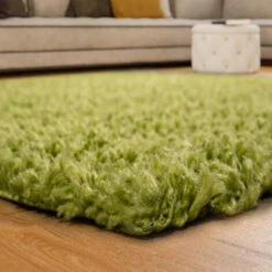 Paco Home Tapis Shaggy Longues Mèches En Vert Tapis Shaggy Longues Mèches En Vert 60x100 Cm -ATMOSPHERA || VIDAXL || Safavieh Soldes 50820460 3