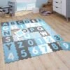 Paco Home Tapis Puzzle Tapis Jeux Tapis Mousse Tapis Bébé Garçon Lettres Pastel Bleu 32x32 Cm X 36 Pièces -ATMOSPHERA || VIDAXL || Safavieh Soldes 50837174 1