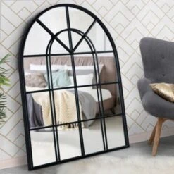 Miroir Verrière Arche Design Industriel 80x100 Cm 9 Miroir Verrière Arche Design Industriel 80x100 Cm -ATMOSPHERA || VIDAXL || Safavieh Soldes 51012498 3