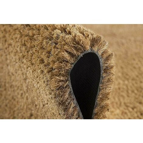 Paillasson En Noix De Coco Naturelle Dos Antidérapant Robuste Porte D'entrée De Maison - 30x70 Cm 4 Paillasson En Noix De Coco Naturelle Dos Antidérapant Robuste Porte D'entrée De Maison - 30x70 Cm – Image 2